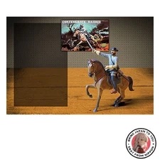 New Platz 1/8 Scale Enfederate Riders Confederate Cavalry Plastic Model MOE402