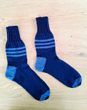 Socken handgestrickt Größe 43-45