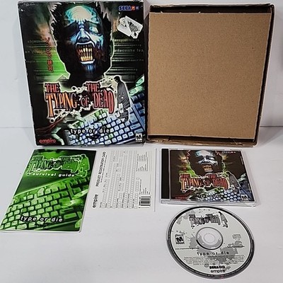 Sega PC The Typing Of The Dead Big Box Windows 95/98/Me CD-ROM Complete In Box