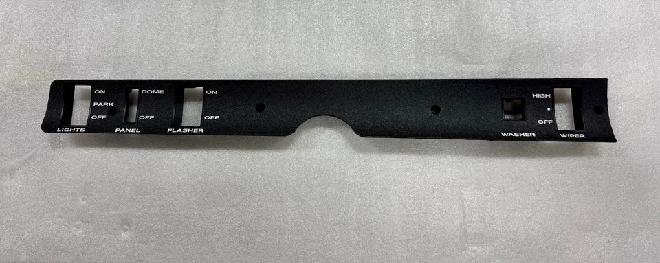 1968 1969 68 69 Mopar Dodge Plymouth Coronet Road Runner panel de interruptores como nuevo en stock Foto 3 de 4