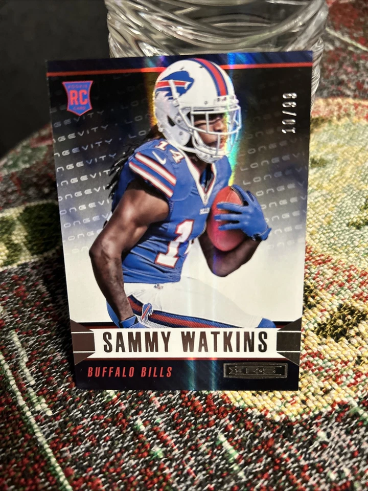 2014 Panini Rookies Stars Sammy Watkins 10/99 Rookie Longevity Holofoil #180 - Image 2 of 4
