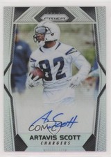 2017 Panini Prizm Rookie Auto Silver Prizm Artavis Scott #RA-AS Auto l8x