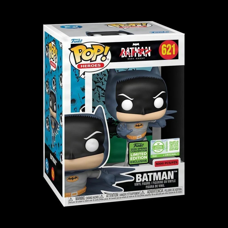Funko Pop Batman 621 figurine vinyle ECCC Exclusive 5000 exemplaires 9cm