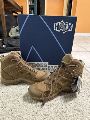 NIB NEW 7 M MEN'S HAIX BLACK EAGLE ATHLETIC 2.1 V GTX MID BOOTS 330137 COYOTE