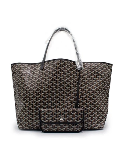 Borsa a tracolla Goyard St Louis GM nera