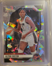 2024 Panini Prizm WNBA - Aliyah Boston #3 Ice Prizm Indiana Fever Post Moves