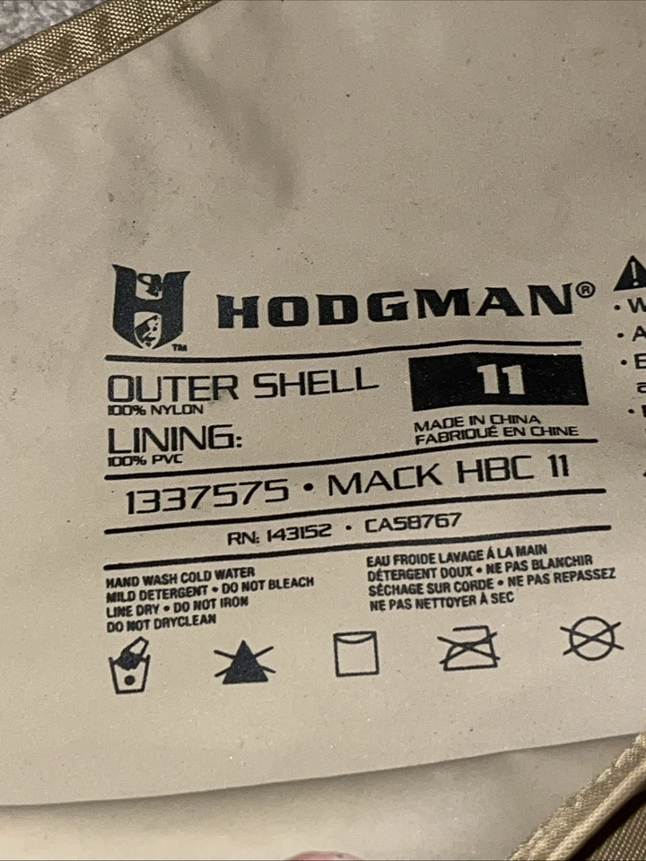 Hodgman Mackenzie Hip Waders Cleated Boot Foot Size 11 Mac HBC 1337575 Fishing - Image 4 of 4