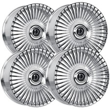 Set Of 4 Dolce Luxury Trento 20x9 5x1125x4.5 35mm Chrome Wheels Rims