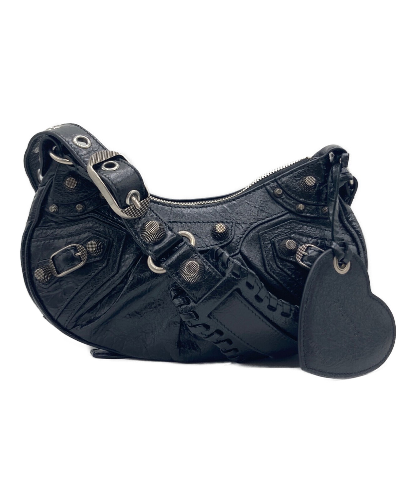 Balenciaga LE CAGOLE 671309 Black Shoulder Bag Women's #TFB10506