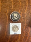 Silver 1 Proof 1 Bu Franklin Half Dollar