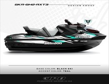 IPD Jet Ski Graphic Kit for Sea-Doo Gen-3 GTI, GTR, Wake & RXP-X (GH2 Design)