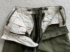TROUSERS FIELD WOOL SERGE OLIVE GREEN-108 SMALL SHORT M-1951 Army Military Korea — photo 10