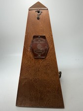 Vintage Seth Thomas Metronome De Maelzel Wood Wind Up - Tested / Working