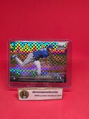 Jackson Kowar Rookie Card X-Fractor Refractor 2022 Topps Stadium Club CHROME #55