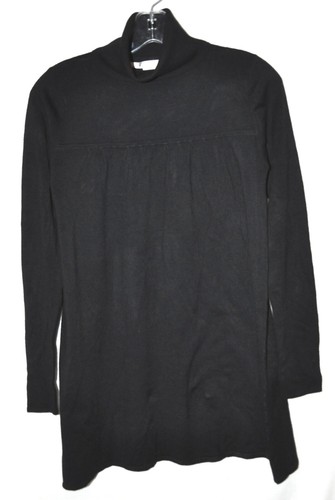 Max Studio Black Loose Fit Turtleneck 