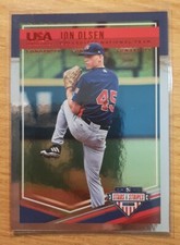2018 PANINI STARS AND STRIPES LONGEVITY RUBY JON OLSEN #13 MIN TWINS 127/249