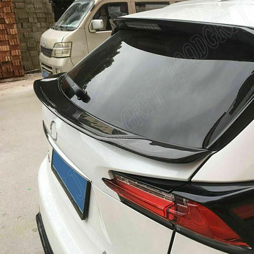 For Lexus NX200T 300H 2015-2017 Carbon Rear Tail Gate Cover Middle Wing Spoiler - Imagen 2 de 5