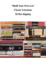 Classic Literature Build Your Own Lot, $6 flat Shipping