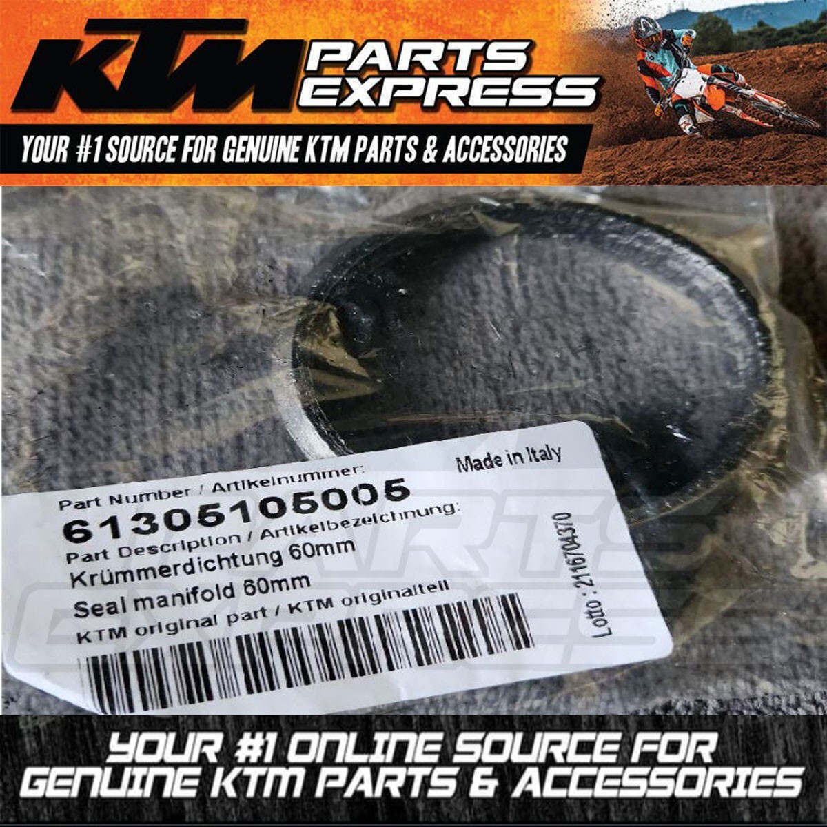 KTM 200DUKE エンジン周り一式　積替マニュアル画像60点付き KTM EXHAUST MANIFOLD GASKET 60MM 1290 SUPER DUKE R / EVO 2020-2023