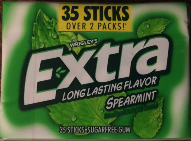 Extra Spearmint Sugar Gum 35 Sticks For Sale Online EBay.