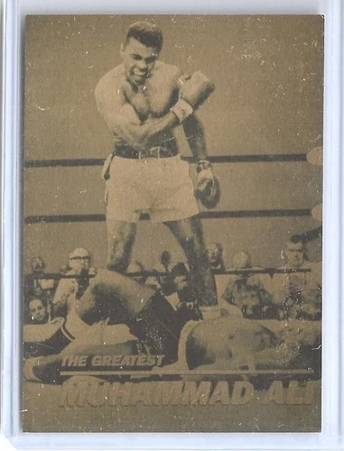 AWESOME 1991 KAYO MUHAMMAD ALI GREATEST "GOLD" HOLOGRAM BOXING CARD ~ MULTIPLES