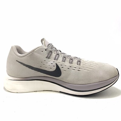 Men\'s Nike Zoom Fly FK Flyknit Gray Running Shoes Sz 11 Athletic‎ Gym Nike Zoom Fly Flyknit Running Shoes Black Gray White AR4561  main image 2