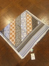 VTG NWT 1970s Glentex Made In Italy Rectangular Scarf Geometric Floral COOL 