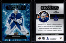 2022-23 Upper Deck Series 2 Dazzlers Blue #DZ-92 Erik Kallgren