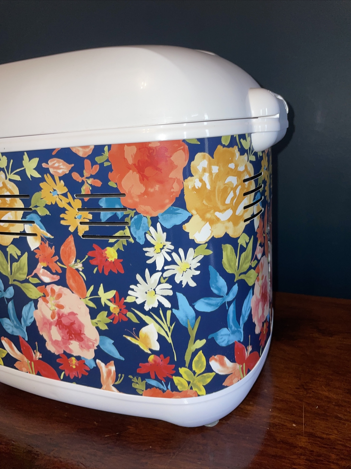 Pioneer Woman 29889 Beach Fiona Floral Artisan Dough and Bread Maker