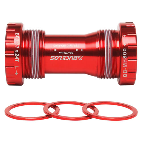 Mountain Bike Bottom Bracket BSA68/73MM Threaded Ceramic Bearing Hollowtech II - Picture 14 of 14