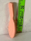 Barbie ? Shell Hair Brush Peach Colored Vintage Toy Accessory *