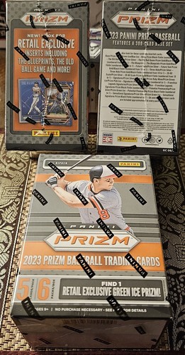 2023 Panini Prizm Baseball Blaster Box (6 Packs/ 30 Cards: 1 Green Ice Prizm!)⚾️ - Picture 2 of 5