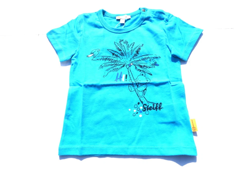STEIFF safari bär Shirt, türkis gr. 86 - Bild 1 von 1