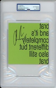 Charli XCX BRAT CD サイン入りカード Charli XCX Brat Signed CD - Autographed Insert