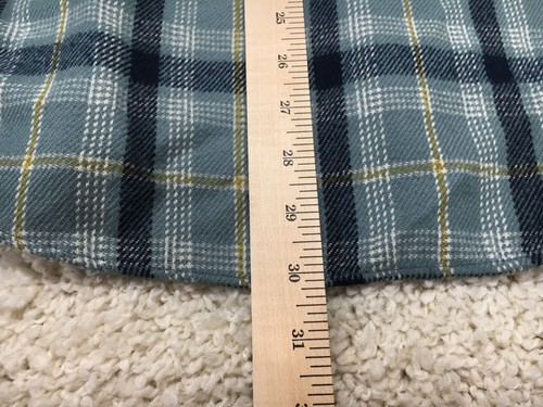 Vintage Ozark Trail Shirt Mens Large Blue Long Sleeve Button Plaid Flannel 90s - Picture 15 of 17