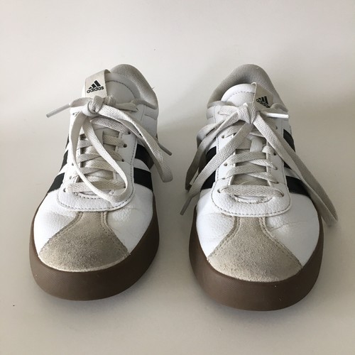 Adidas Womens Shoes White VL Court 3.0 Soccer Sneaker HWA 1Y3001 Size 8 - 第 4/15 張圖片