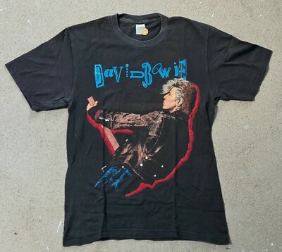 ミュージシャン DAVID BOWIE Glass Spider Tour Tee 1987s David Bowie The Glass Spider 1987 Tour T-Shirt