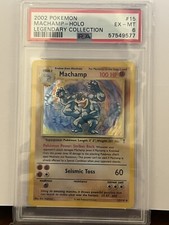 2002 Pokemon Legendary Collection Machamp Holo 15 PSA 6