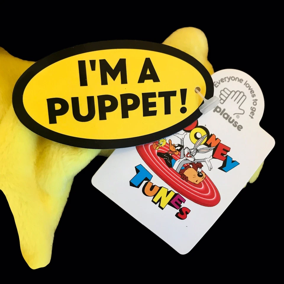 "Títere de mano de colección Tweety Bird 1994 Looney Tunes Warner Brothers 11""" Foto 3 de 4