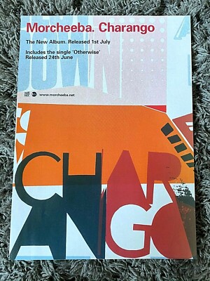 Rare Original Vintage 2000's Magazine Advert Ad Picture Morcheeba Charango Ad