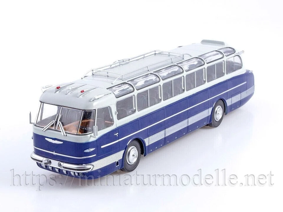 1:43 Ikarus 55 Reisebus Überlandbus erste Series Bus Modimio #46 Russische coach - Bild 3 von 4