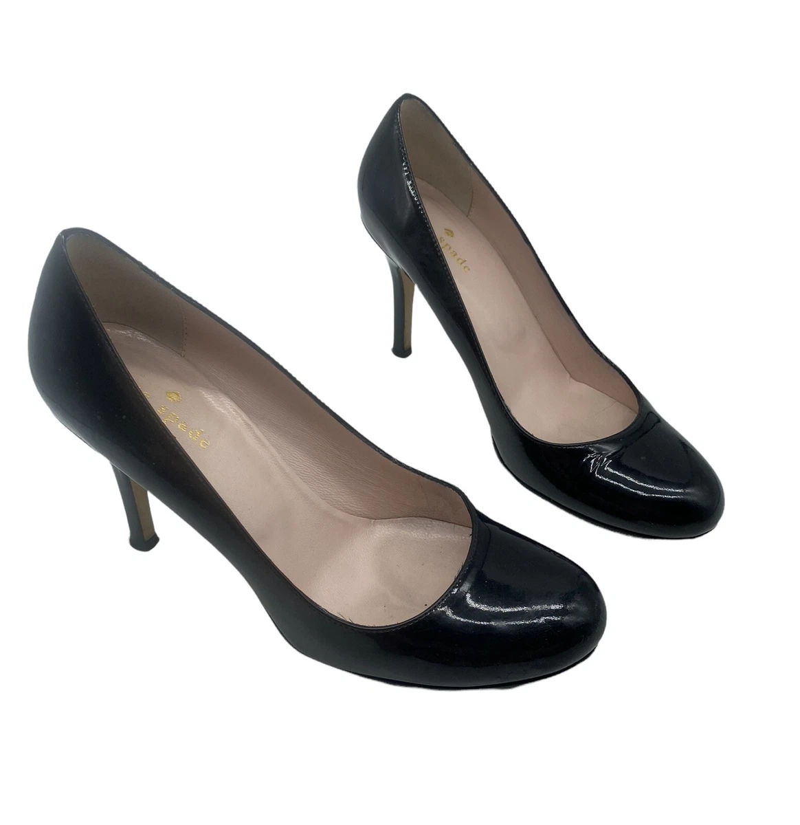 Kate spade black heels sale