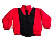 Vintage 80s 90s Shell Shock Ski Report Jacket Womens M Neon Pink/ Black