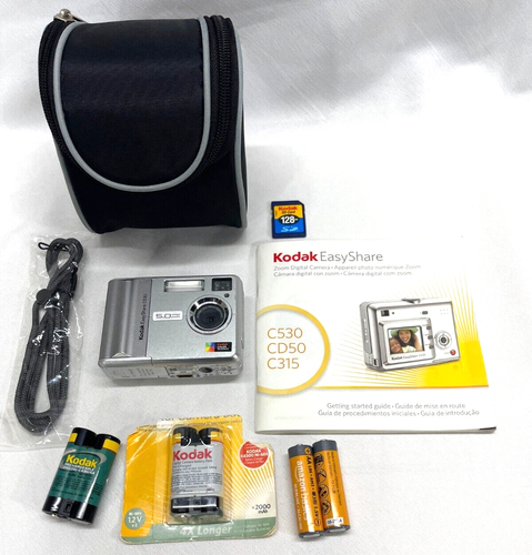 Kodak Easyshare C530 Digital Camera 5.0MP & Accessories - Tested