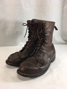 De Colección Pata Gatos Upland Caza Botas Ingeniero Hombre 8.5 D Marrón  Cuero Forrados Moc Toe | eBay