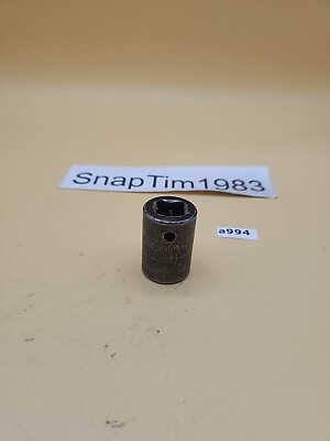 Snap-On Tools  IM220 1/2'' Drive 11/16'' Shallow 6-Point Impact Socket USA