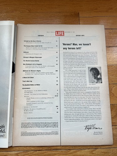 LIFE MAGAZINE ~ Dec 12, 1969 ~ Vol. 67 No. 24 ~ Apollo 12 On The Moon - Picture 2 of 3