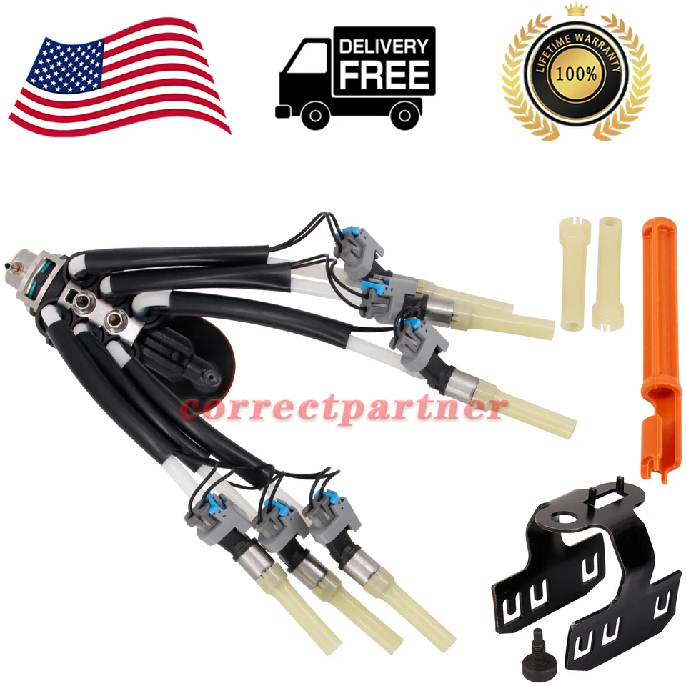 Kit de inyector de combustible Spider para Chevy Blazer Silverado 1500 GMC Jimmy Sierra 1500 Foto 2 de 4
