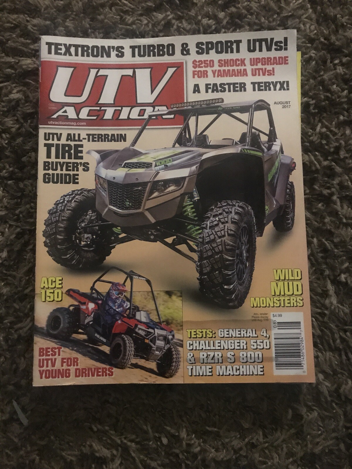 ATV UTV Action Magazine August 2017. Textron Tire Buyers Guide eBay