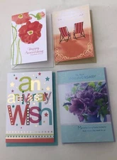 4 Hallmark Heartline Expression Greeting Cards Happy On Your Anniversary Wish